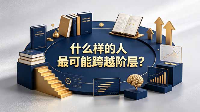 付费文章:什么样的人最可能跨越阶层?具备这五种特质,普通人也能顺利跨越阶层-摇钱树