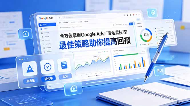 全方位掌握 Google Ads 广告运营技巧！最佳策略助你提高回报【原创双语字幕】-财哥网创-全网最新项目自助网站