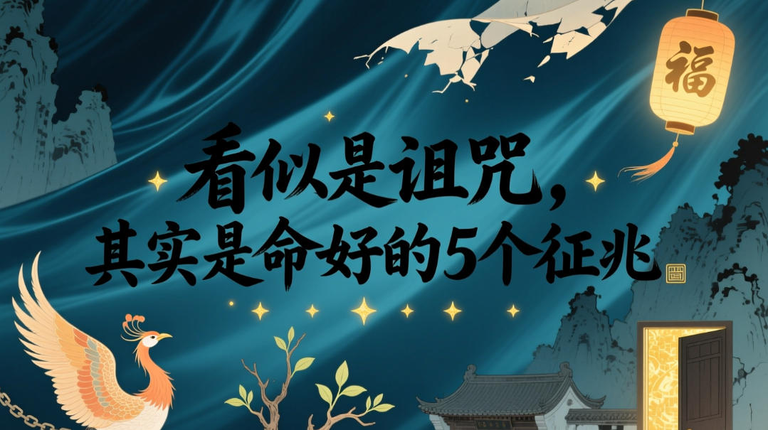 付费文章：看似是诅咒，其实是命好的5个征兆-摇钱树