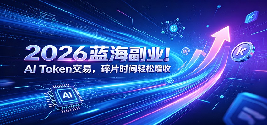 2026蓝海副业！AI Token交易，碎片时间轻松增收-摇钱树