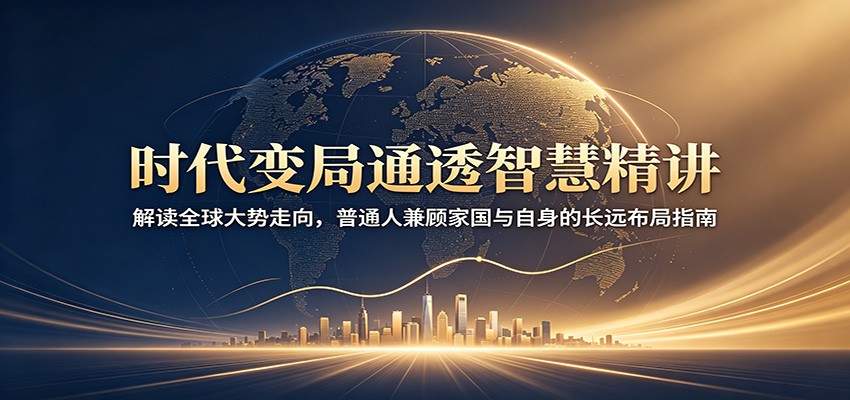 时代变局通透智慧精讲：解读全球大势走向，普通人兼顾家国与自身的长远布局指南-启盈社