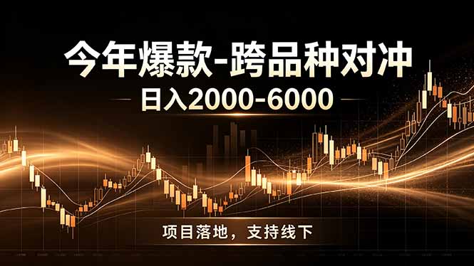 全新跨品种对冲模式上线！日稳定盈利 2000-6000，合规长久可批量放大-财哥网创-全网最新项目自助网站