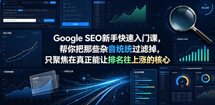 Google SEO新手快速入门课，帮你把那些杂音统统过滤掉，只聚焦在真正能让排名往上涨的核心动作【原创双语字幕】-摇钱树