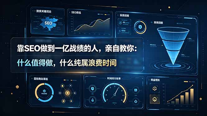 靠SEO做到一亿战绩的人,亲自教你:什么值得做,什么纯属浪费时间【原创双语字幕】-摇钱树