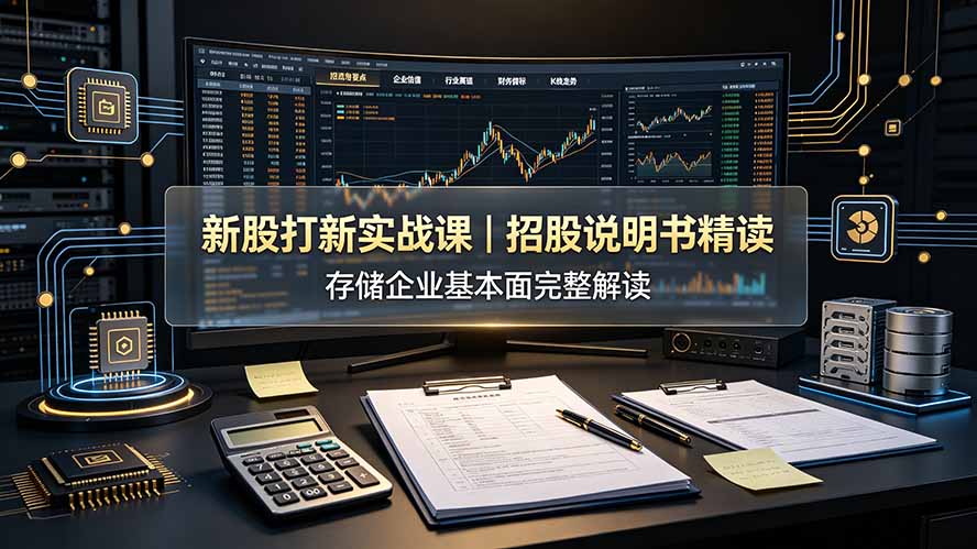 付费文章:新股打新实战课|招股说明书精读,存储企业基本面完整解读-摇钱树