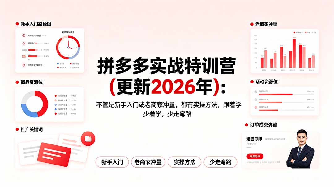 拼多多实战特训营(更新2026年-摇钱树