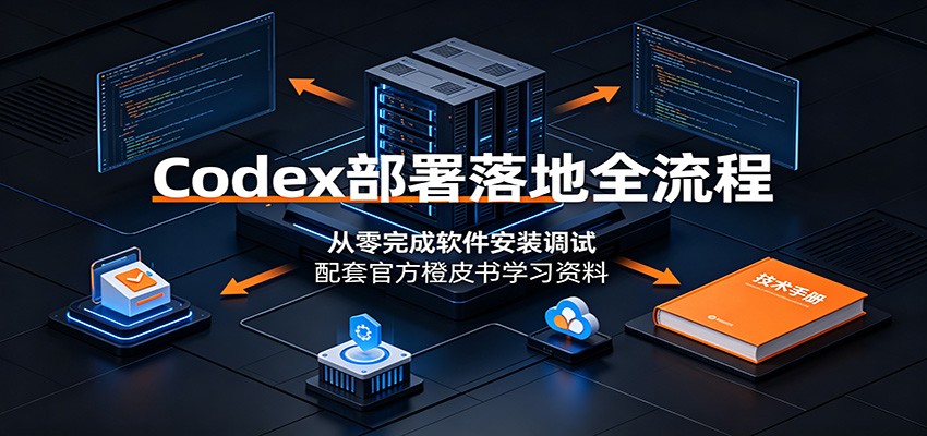 Codex部署落地全流程:从零完成软件安装调试,配套官方橙皮书学习资料-摇钱树