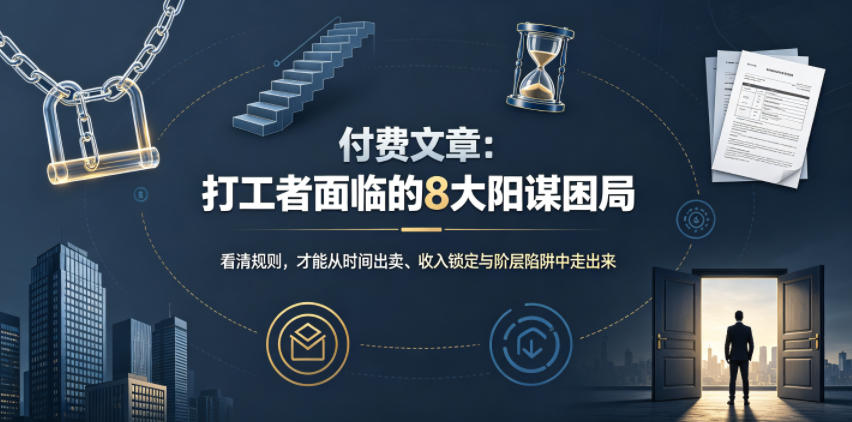付费文章:打工者面临的8大阳谋困局-摇钱树