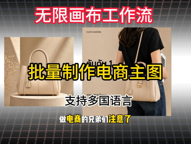 批量复刻电商爆款主图工作流搭建教学，批量下载，支持多国语言，不管是国内电商还是跨境店群都能用-摇钱树