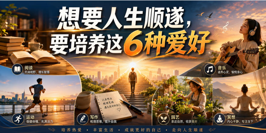 公众号付费文章:想要人生顺遂,要培养这6种爱好-摇钱树