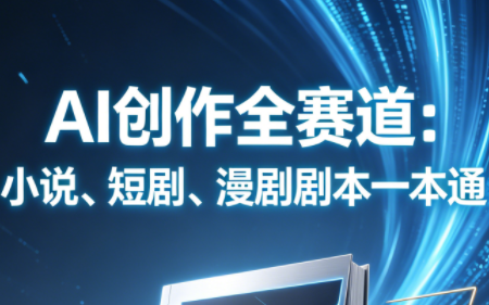 AI创作全赛道:小说、短剧、漫剧剧本一本通(更新7月)-摇钱树