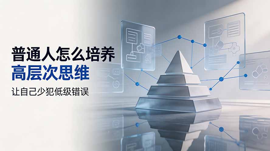 付费文章:普通人怎么培养高层次思维,让自己少犯低级错误-摇钱树