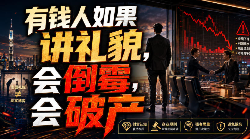 付费文章:有钱人如果讲礼貌,会倒霉,会破产-摇钱树
