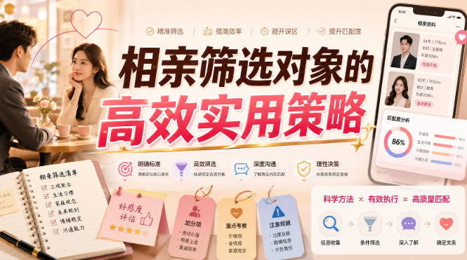 付费文章:相亲筛选对象的高效实用策略-摇钱树