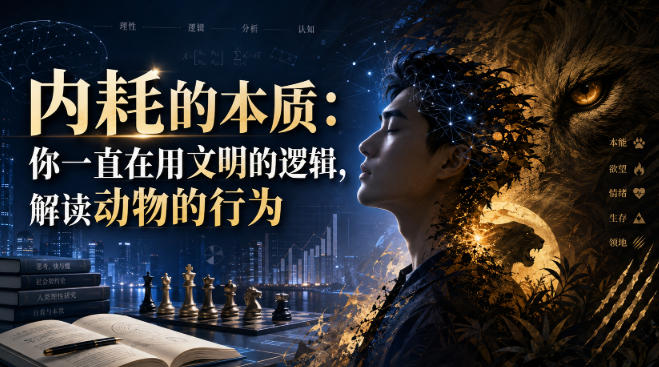 付费文章:内耗的本质:你一直在用文明的逻辑,解读动物的行为-摇钱树