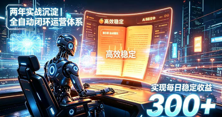 两年实战沉淀｜全自动闭环运营体系，实现每日稳定收益300+【揭秘】-摇钱树