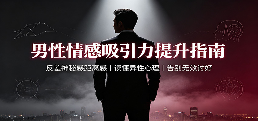 男性情感吸引力提升指南:反差神秘感距离感,读懂异性心理,告别无效讨好-摇钱树