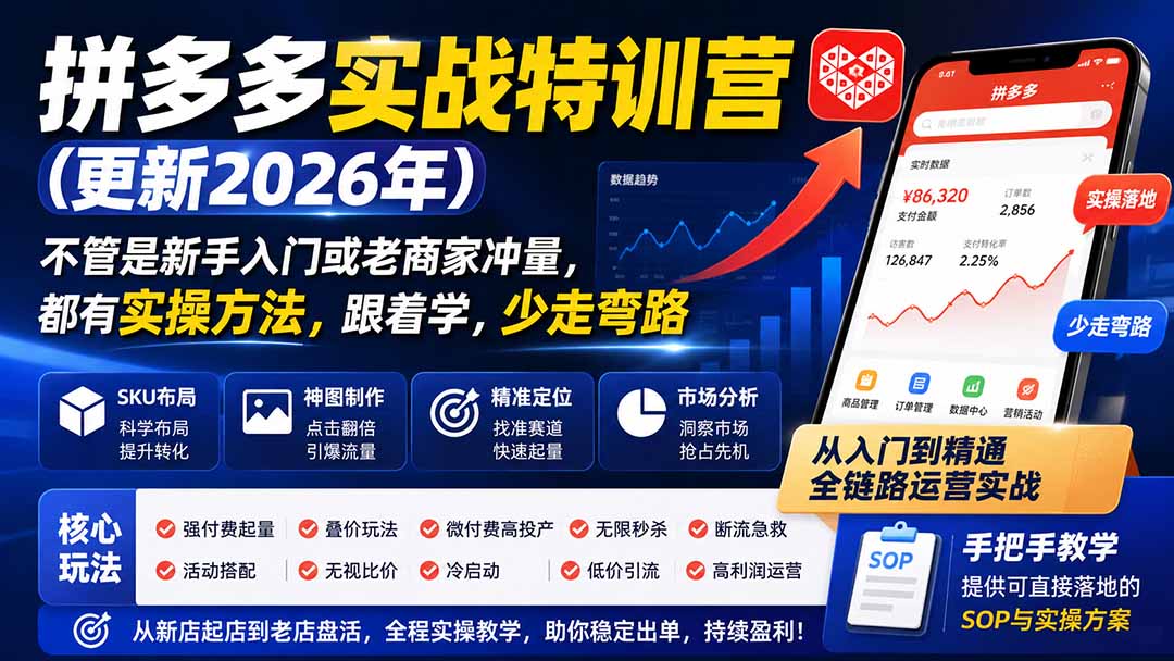 拼多多实战特训营(更新26年0822-摇钱树