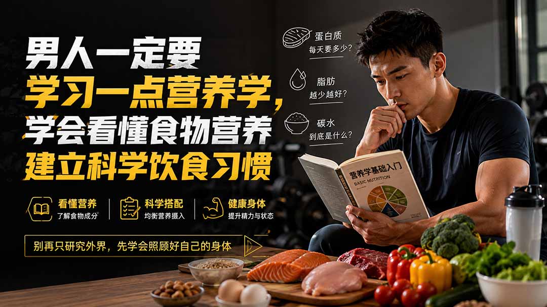 付费文章：男人一定要学习一点营养学，学会看懂食物营养建立科学饮食习惯-千帆创业