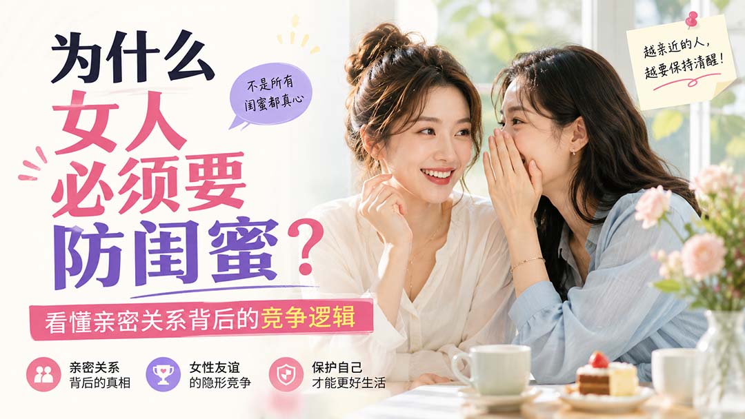 付费文章:为什么女人必须要防闺蜜?看懂亲密关系背后的竞争逻辑-千帆创业