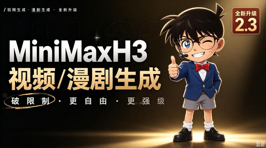 【MiniMaxH3一键懒人整合包】AI视频/漫剧生成工具,支持30_40_50显卡,ComfyUI整合包安装部署!最低8g显存也能跑!-摇钱树