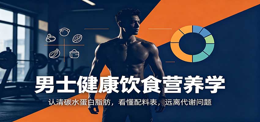 男士健康饮食营养学：认清碳水蛋白脂肪，看懂配料表，远离代谢问题-摇钱树