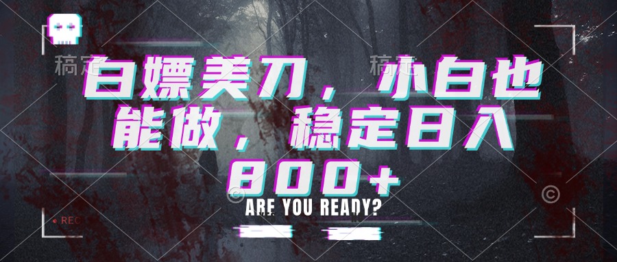 白嫖美刀,小白也能做,稳定日入800+-摇钱树