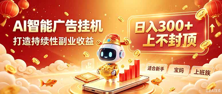 告别手动干活！AI自动化，解锁线上被动收益-摇钱树