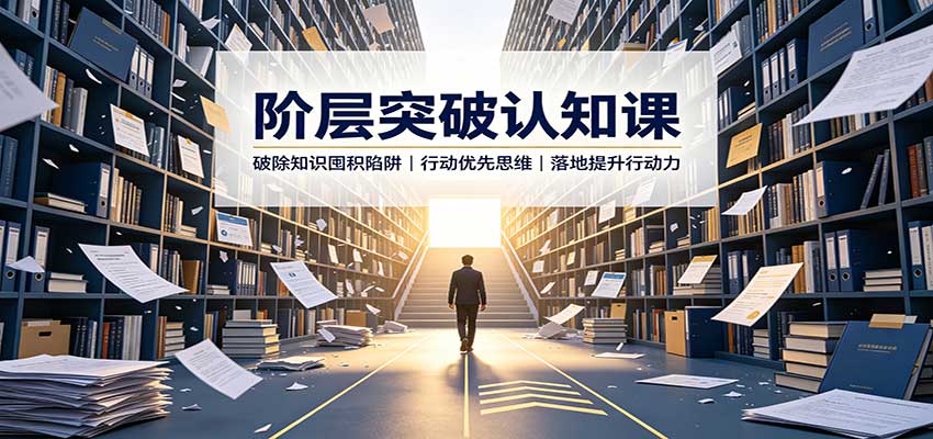 阶层突破认知课：破除知识囤积陷阱，行动优先思维，落地提升行动力-摇钱树