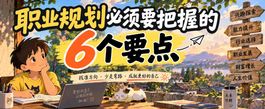 付费文章：职业规划必须要把握的6个要点-启盈社