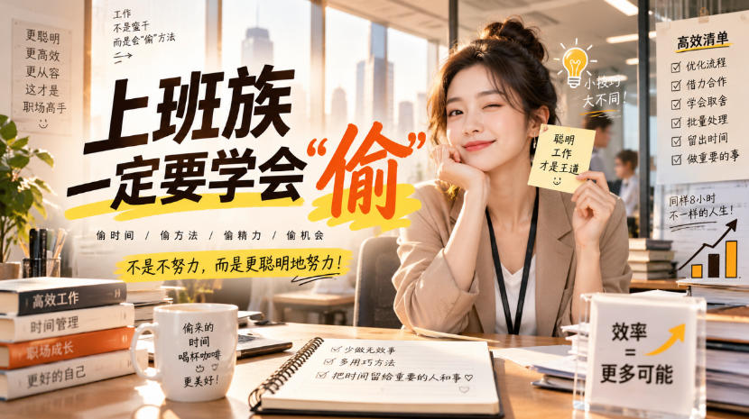 某社群精选付费文：上班族一定要学会“偷“-启盈社