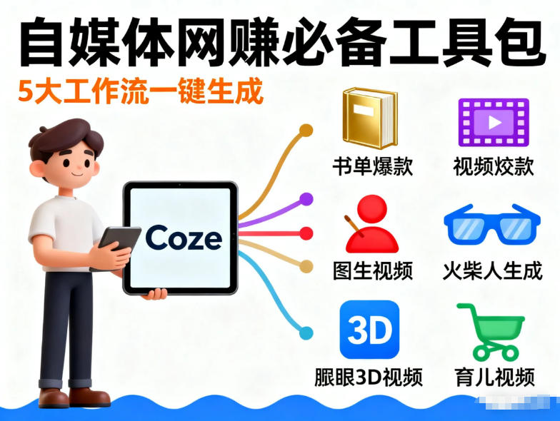 Coze工作流合集,内容一共100份左右,内容丰富,可以提供工作效率-摇钱树