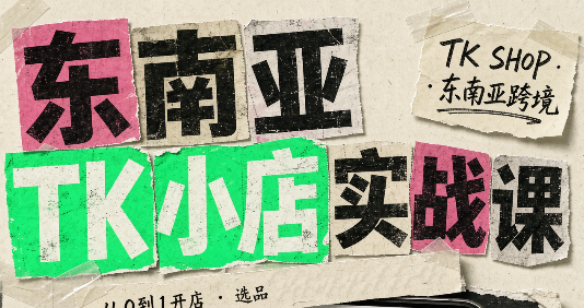 东南亚TK小店实战课(基础+进阶)-摇钱树
