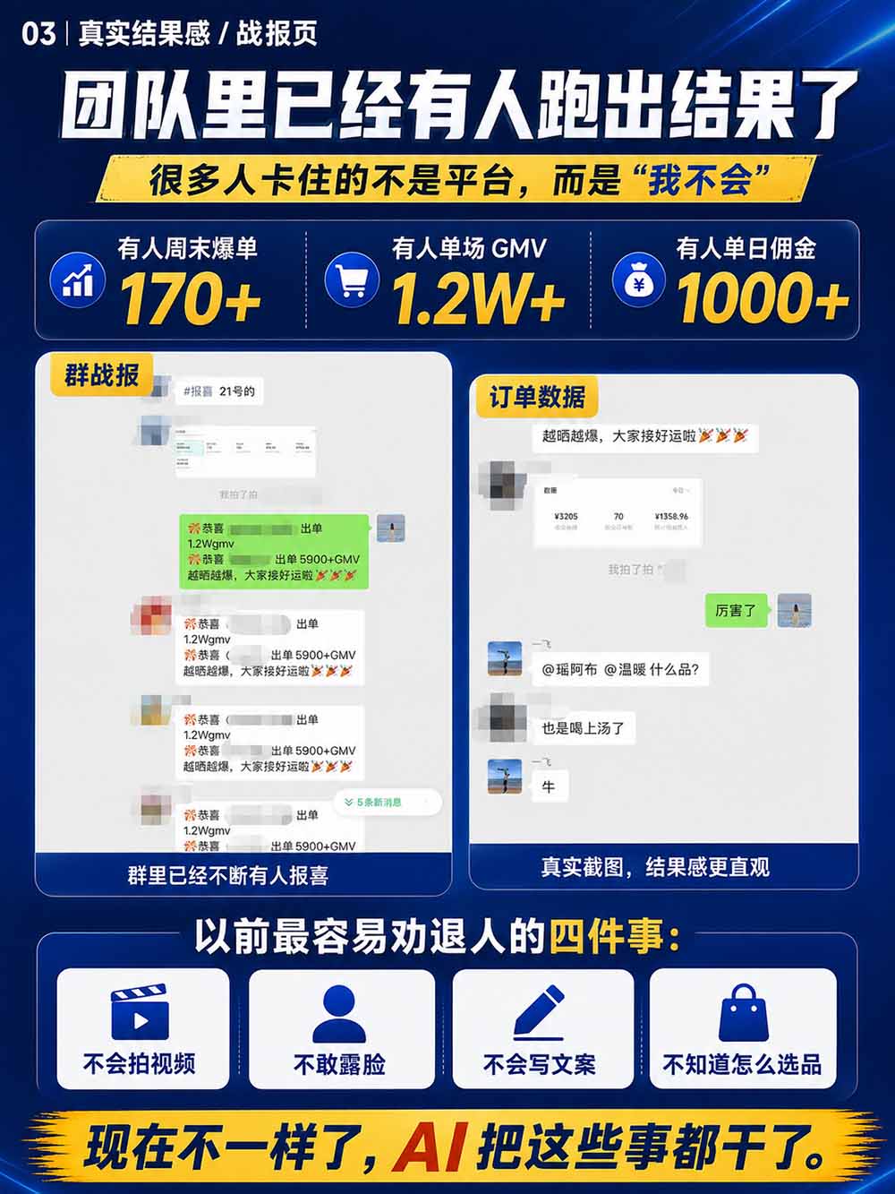 图片[5]-2026视频号AI爆品带货训练营-9月开课｜不露脸不直播，AI做视频发视频号，有人下单，你赚佣金，轻松单日佣金1000+