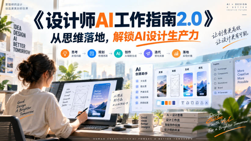 《设计师AI工作指南2.0》从思维落地-无水印，解锁AI设计生产力-摇钱树