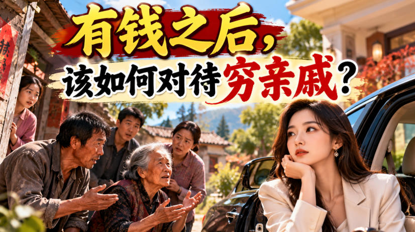 某公众号付费文章：有钱之后，该如何对待穷亲戚？-摇钱树