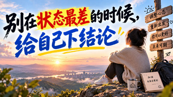 某公众号付费文章：别在状态最差的时候，给自己下结论-摇钱树