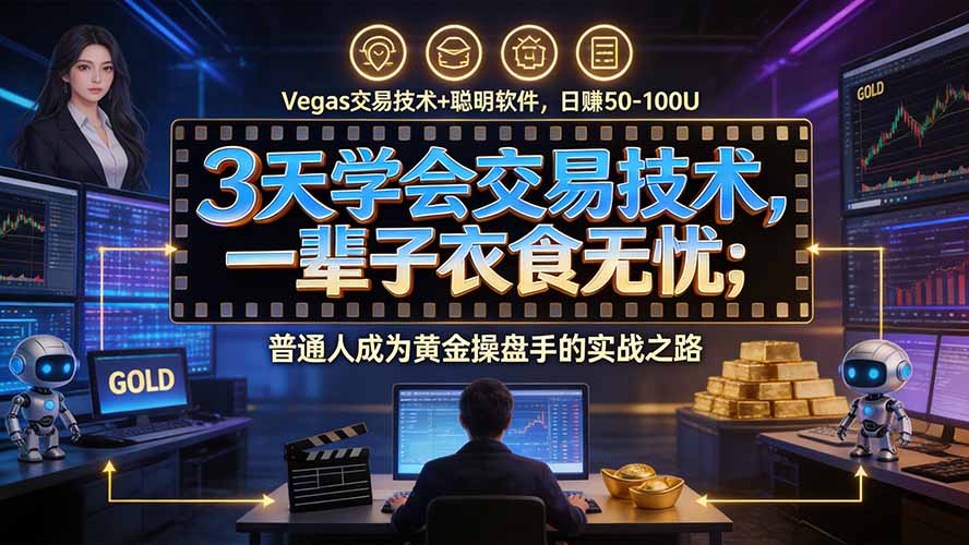 3天学会做交易,普通人快速成为操盘手” Vegas交易系统+聪明软件 , 日赚50-1000U, 长期稳定,小白轻松上手-摇钱树