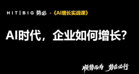势必·AI增长实战课-好学创业资源