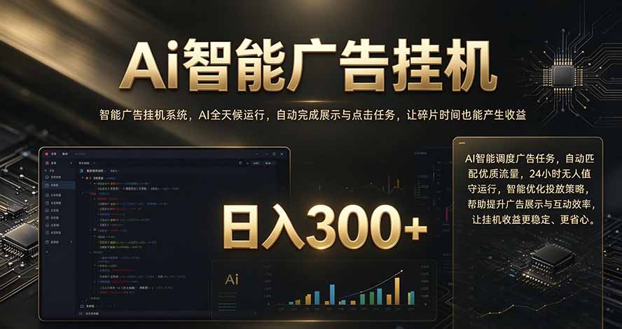 闲置设备别闲置，AI 广告自动化任务，看懂少走弯路-阿鹏创业资源网