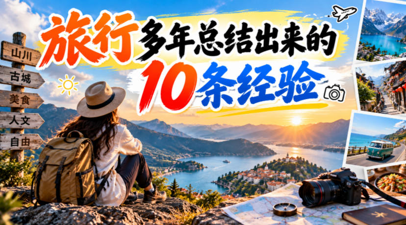 付费文章:旅行多年总结出来的10条经验-天赋网创