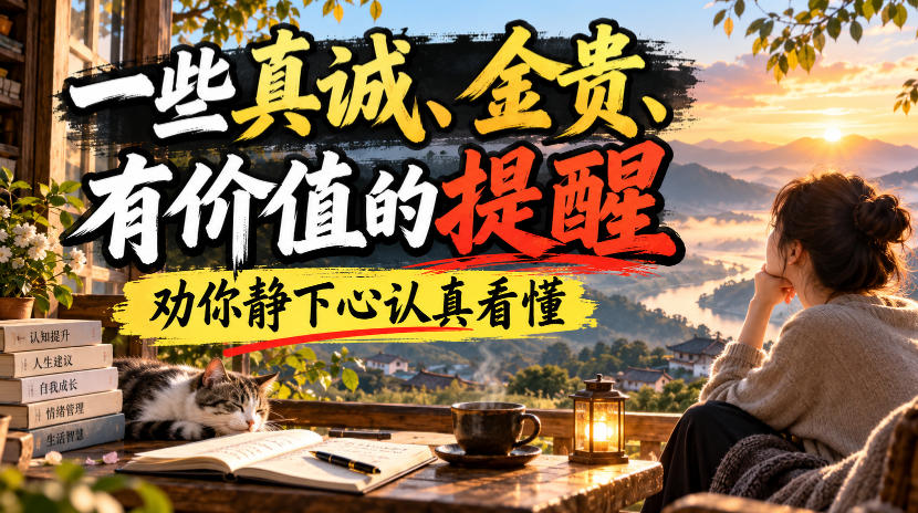 付费文章:一些真诚、金贵、有价值的提醒,劝你静下心认真看懂-丰收创业