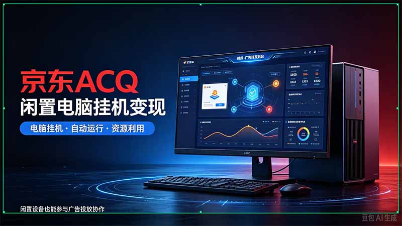 京东ACQ是什么?闲置电脑挂机采集项目拆解-摇钱树