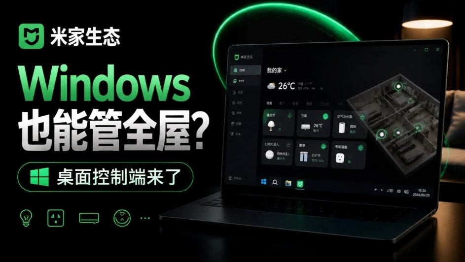 Windows电脑也能管全屋?这下真省心,米家生态桌面控制端来了,Github最新开源,MiHome-Windows